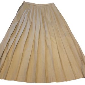 Jason Roberts midi pleated 100% wool skirt